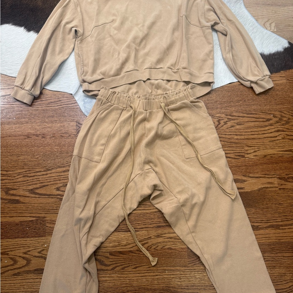 Free People Tan Women's Pantsuit